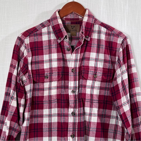 Outdoor Life Plaid Flannel Cotton Button Front Shirt Size S - Picture 2 of 12